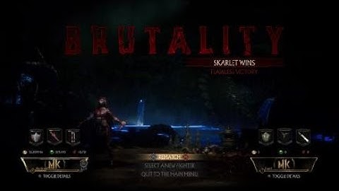 Mortal kombat 11 skarlet brutality tutorial:  bubbling up