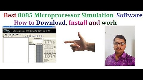 How to download, install and work Intel 8085 microprocessor simulator/simulation program software.