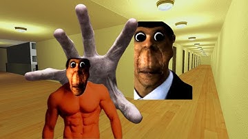 Body Builder Obunga and Scary Hand on gMod #gmod #garrysmod #gmodgaming #nextbots