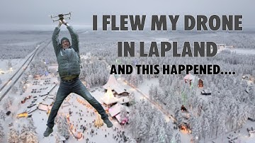 I Flew My Drone in Arctic Sub-Zero Weather of Lapland and THIS Happened...🥶