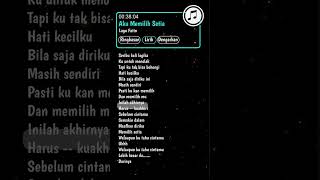 Aku Memilih Setia  Fatin