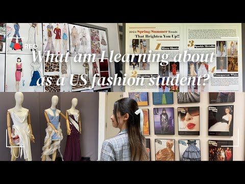 【留学vlog】アメリカファッション留学で学べることを解説してみたよ🇺🇸👗✨トレンド予測、雑誌編集 etc…