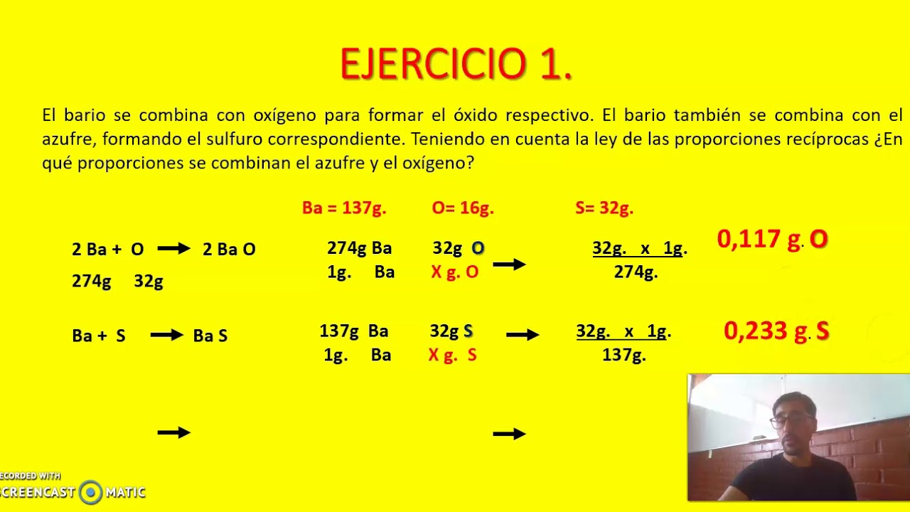 LEY DE PROPORCIONES RECIPROCAS 1ºM 02de NOV. YouTube