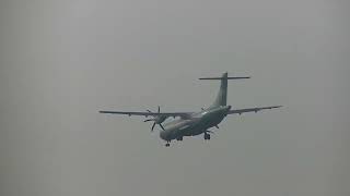 立榮航空 Uni Air ATR 72-600(B-17013) B7-8772 南竿(LZN)→松山(TSA) landing