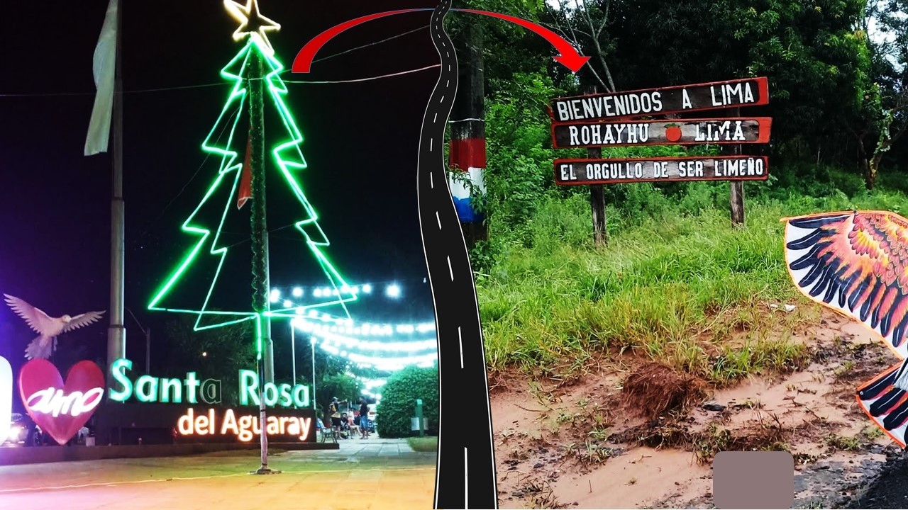 191 De Santa Rosa del Aguaray a Lima, San Pedro, Paraguay