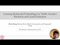 KDD 2026 - Learning Multimodal Embeddings for Traffic Accident Prediction and Causal Estimation