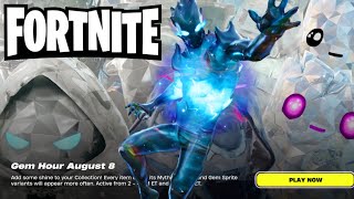 Fortnite Gem Sprite Hour 💎 Will i get the win with my favorite skin Zero 🌠🕳
