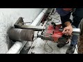 How to use Core Cutting Machine / concrete hole making process / കോർകട്ടിങ് മെഷീൻ