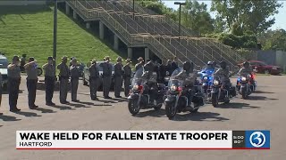 Video: Law enforcement from CT and beyond honor fallen state police sergeant