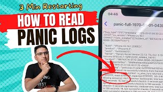 How To Solve 3 Minute Restart. Learn to Read Panic Log. iPhone Random Restart Solutions screenshot 3