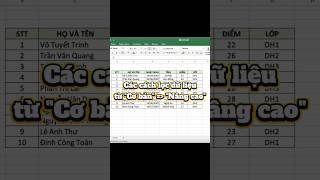 Bí Quyết Lọc Nhanh Dữ Liệu Excel Với AutoFilter #excel  #filter  #locdulieu  #exceltips  #hocexcel