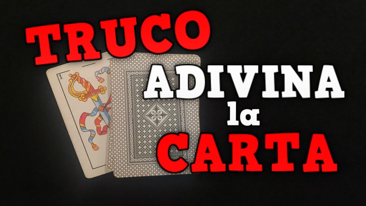 Trucos De Magia Con Cartas Españolas