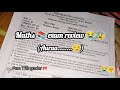 *Maths*📚 exam review.😭😰 how it gone| Pcm 11th grader 🎀🤗 | Auraaa😏| #exam #study #class11#viralvideo 