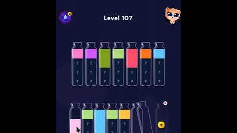 Get Color  -  Water Sort Puzzle level 107 | Mobile Games