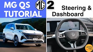 📗NEW MG QS / S9 Tutorial - 2. Steering, Wipers, Lights, Dashboard | User Guide, Owner's Manual