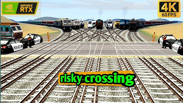 9 indian high speed train crossing in railroad tracks | indian railway