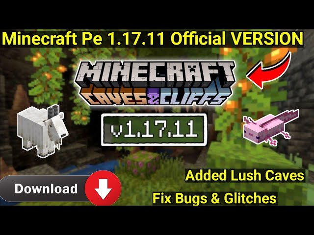 Download Minecraft 1.17.11 apk free: Caves & Cliffs