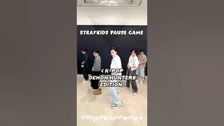 Straykids pause game⏸️ (k-pop demon hunters edition) 👩‍🎤🧟‍♂️ #kpoppausegame#straykidspausegame#kpop