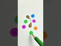 Fun Colors Water Drop ♍♑♉🟤🤔#art #funny #games #play #funny #shorts