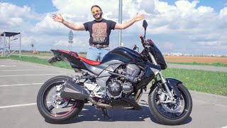 Вот почему Kawasaki Z1000 - годный литр для новичка / Раздетый Ninja тоже воин