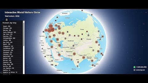 Globe Visitors Counter install full classic osm wordpress with misic