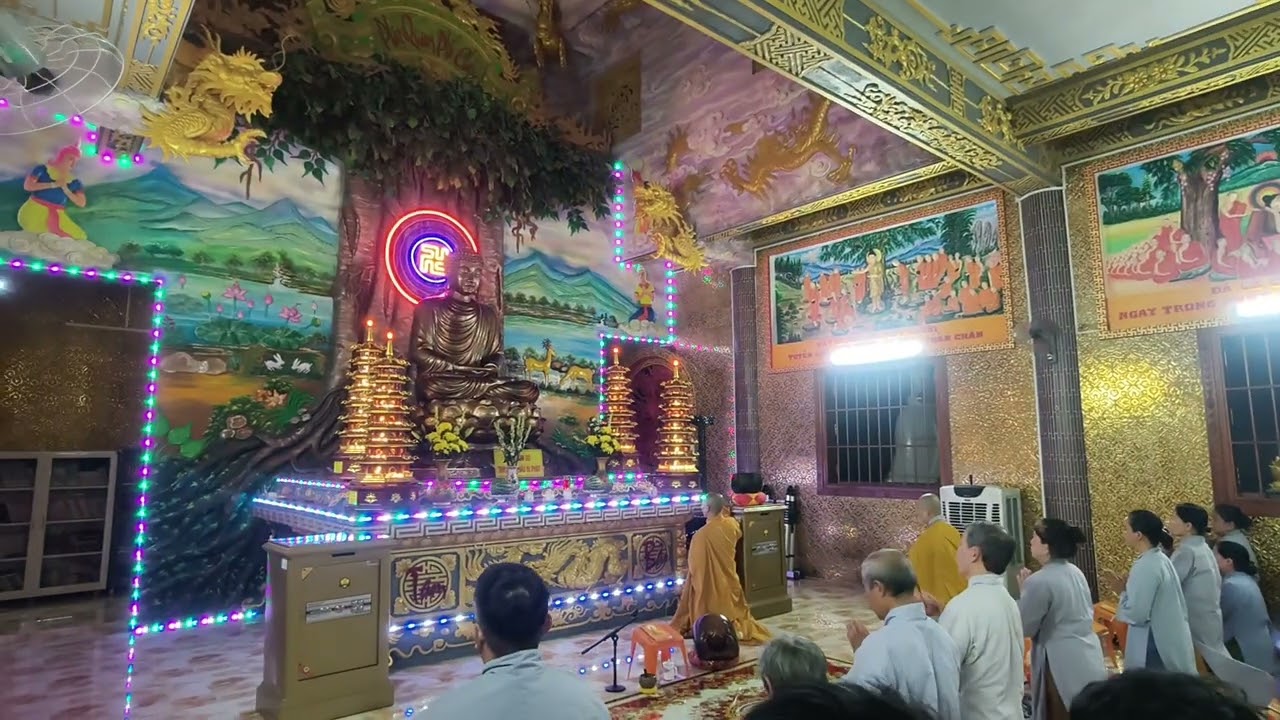 Lễ sám hối định kì ngày 28 âl hàng tháng của Chùa Hồng Phước 