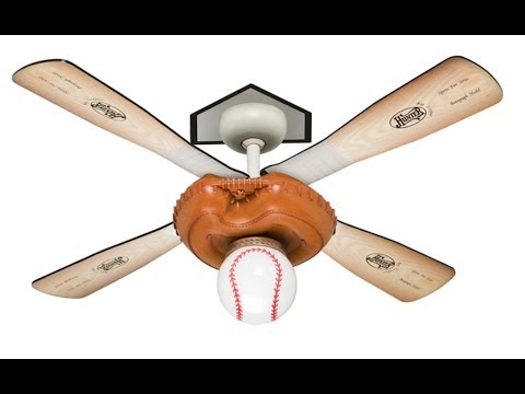 Hunter Baseball Ceiling Fan You, Baseball Ceiling Fans With Lights