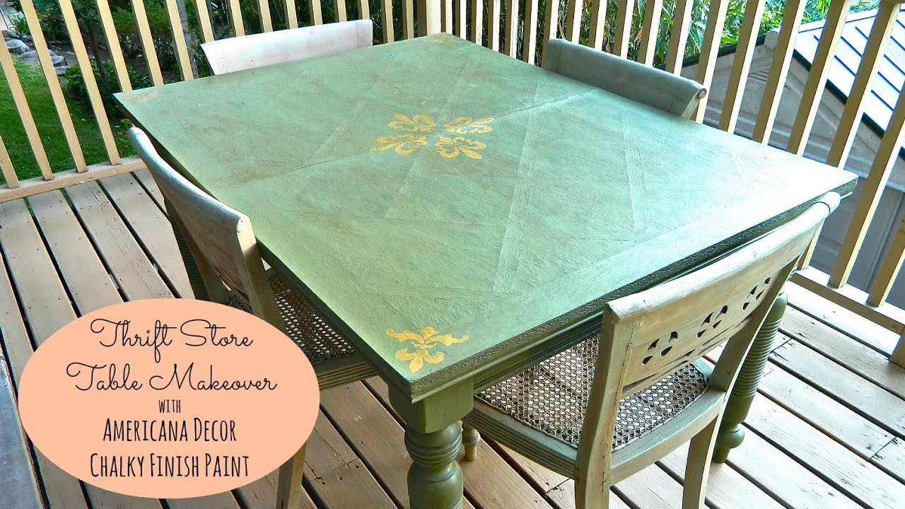 DIY Dining Table Make Over YouTube