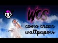 🎤Como hacer FONDOS con COREL | ft. WOS 🎤 Diseña RAPIDO Y FACIL tus propios Wallpaper con COREL 2019