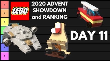 DAY 11: LEGO 2020 Advent Calendar SHOWDOWN! - Ranking Each Build