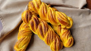 How to make saffron bread with soft texture and excellent taste screenshot 5