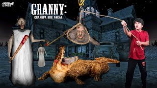 GRANNY - GRANDPA HUE PAGAL SHORT FILM : ग्रैनी | HORROR GAME GRANNY : CT 2 - SLENDRINA || MOHAK MEET screenshot 5
