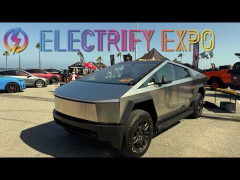 Electrify Expo LA: The Tour! New Tesla Model S/X, Lucid Gravity, EV9 Test Drive & Cybertruck Mods!