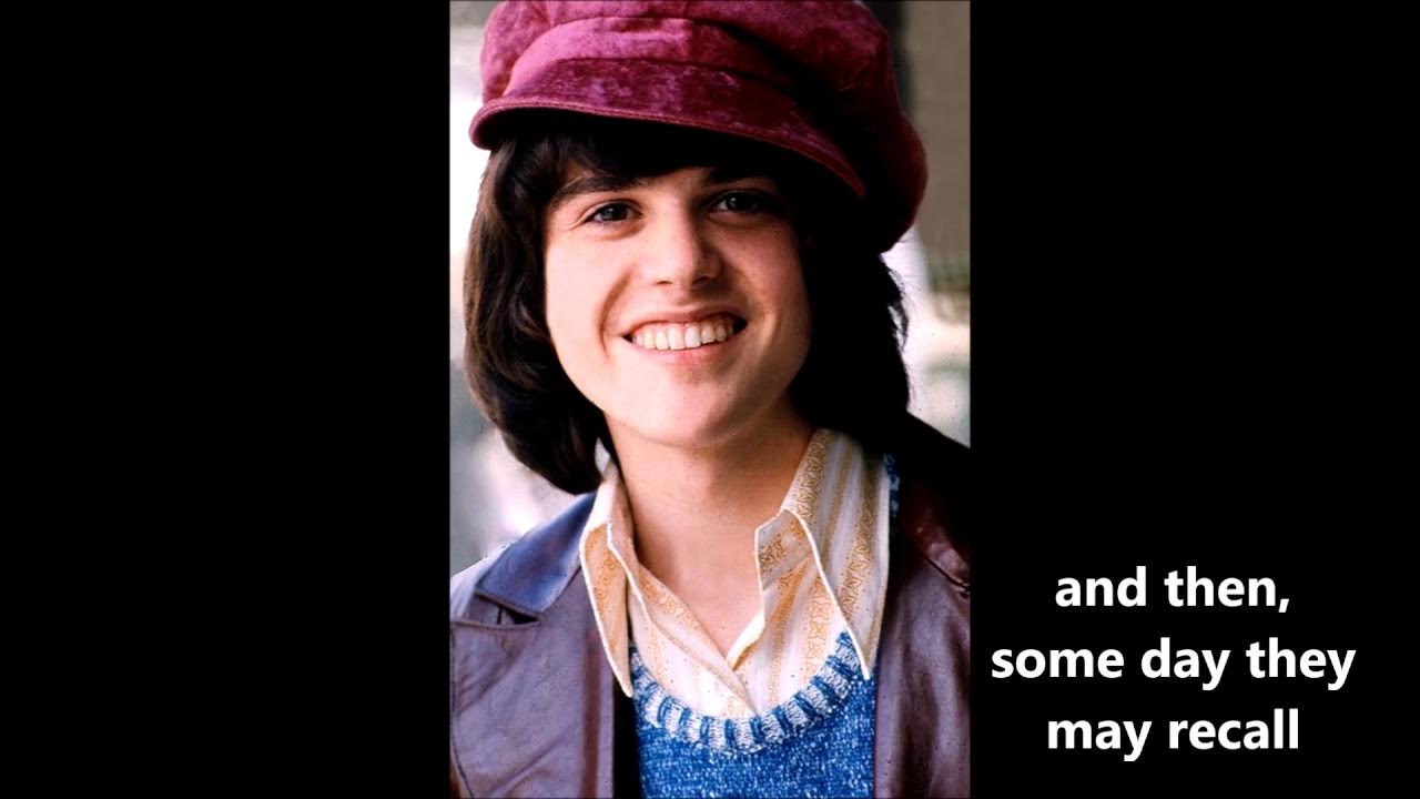 Too Young DONNY OSMOND (with lyrics) Too Young DONNY OSMOND (with lyrics)