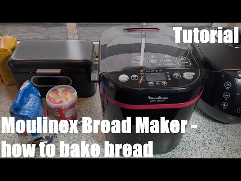 How to bake bread using a bread maker (instructions) Moulinex / Tefal Bread Maker pain plaisir DIY