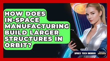 How Does In-space Manufacturing Build Larger Structures In Orbit? - Space Tech Insider