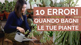 TEST: sai annaffiare bene le tue piante? | 10 errori da non fare!