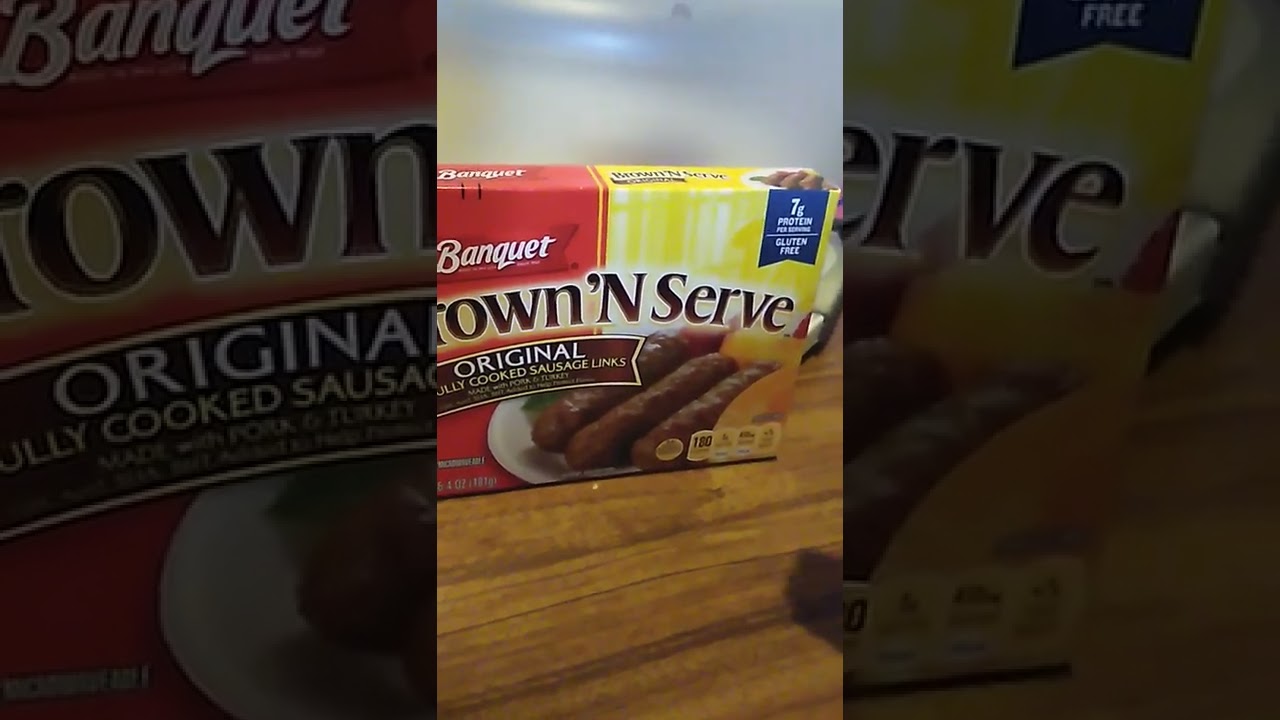 Quick Banquet Brown N Serve Sausage Links Review Video.