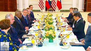 Top US Officials Meet with Philippine Foreign Affairs and Defense Secretaries