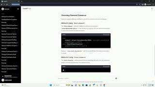 selenium element exists python