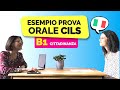 Esempio PROVA ORALE esame CILS B1 cittadinanza Italiana 🇮🇹  Parlato in modo chiaro