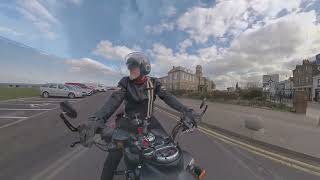 Short Ride on the Classic 350 to test stuff: - new earplugs and microphone position by Leigh Coulson 229 views 1 month ago 1 minute, 47 seconds