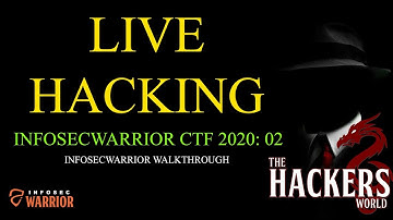 LIVE Hacking | InfoSecWarrior CTF 2020 - 02 | Infosecwarrior Walkthrough | Vulnhub CTF