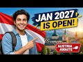 Study in Europe: Austria January 2027 Intake is OPEN!