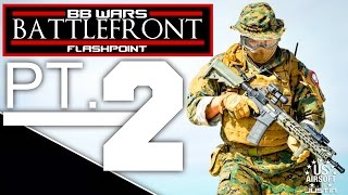Airsoft GI BB Wars - Battlefront Flashpoint Gameplay Pt. 2 at D14 Airsoft - LMG Action