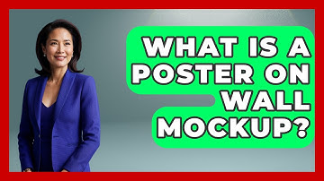What Is A Poster On Wall Mockup? | Graphic Design Nerd