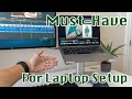 Ergonomic laptop desk setup  boyata laptop stand review