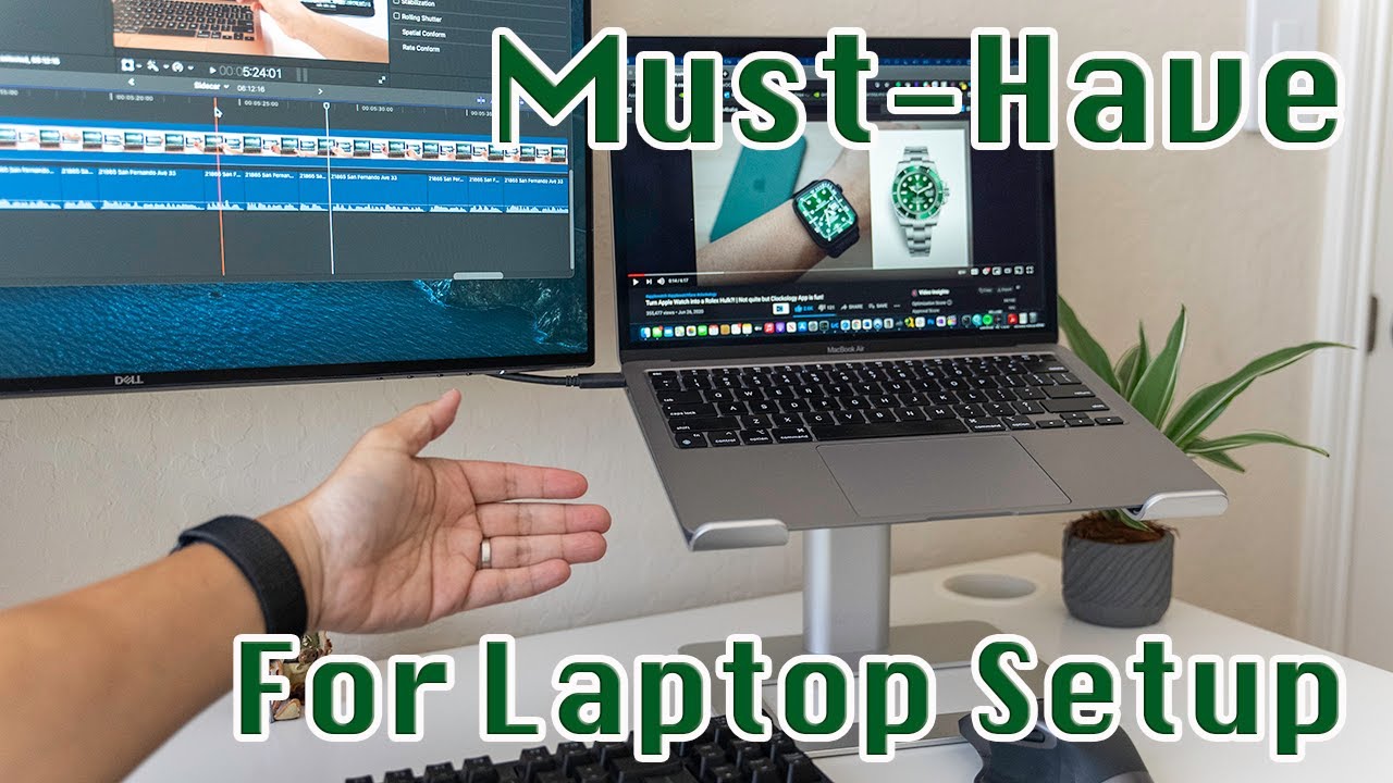 Ergonomic Laptop Desk Setup BoYata Laptop Stand Review YouTube