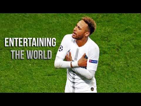 Neymar Jr Entertaining The World With His Brazillian Football Magic