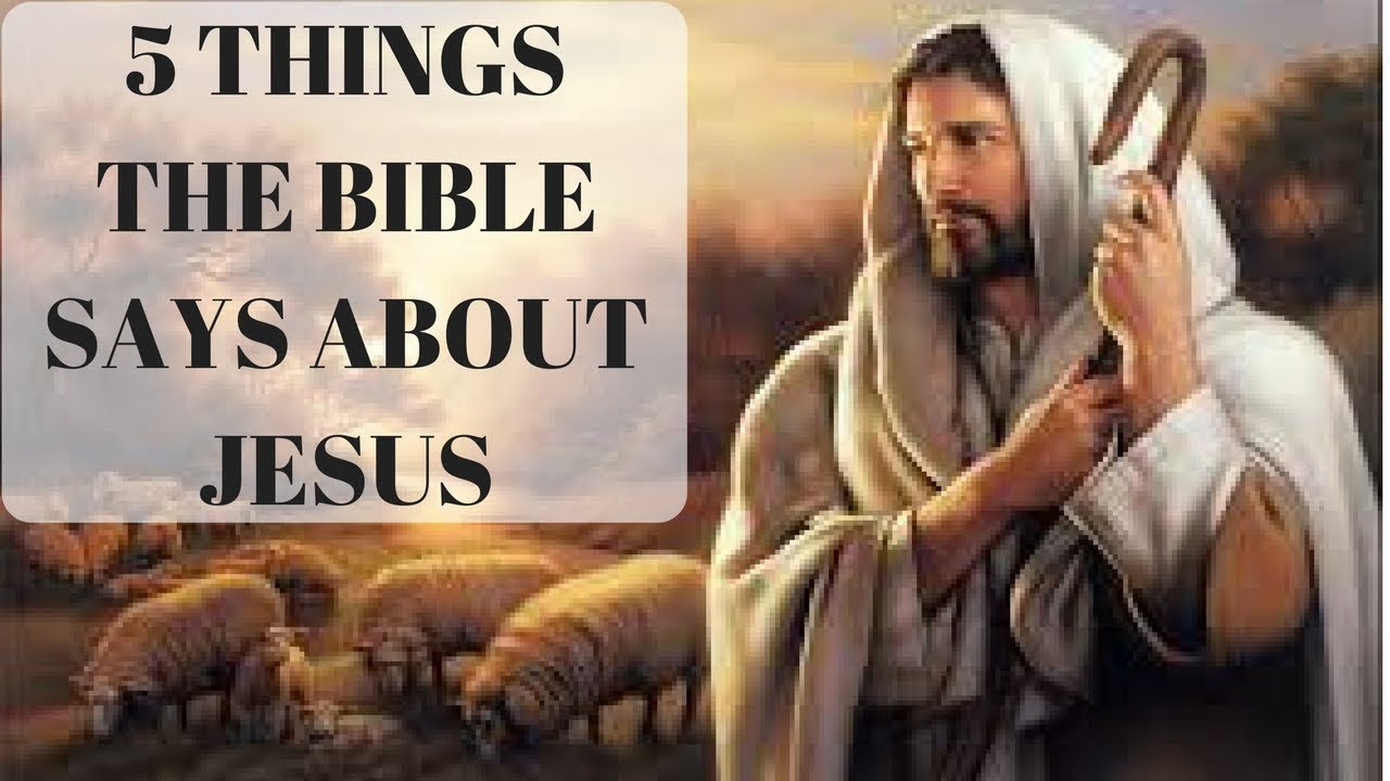 5 Things The Bible Says About Jesus - YouTube